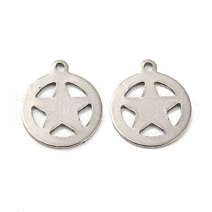 Non-Tarnish 201 Stainless Steel Charms STAS-Z049-02P-1