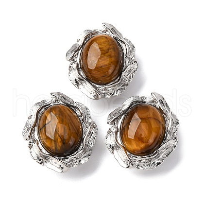 Natural Tiger Eye Oval Multi-Strand Links G-G207-02P-07-1