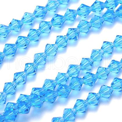 Faceted Imitation Austrian Crystal Bead Strands G-M180-8mm-10A-1