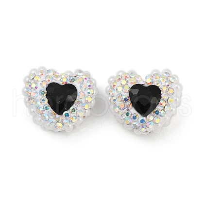 Polymer Clay Glass Rhinestone Beads CLAY-NH0001-13C-1