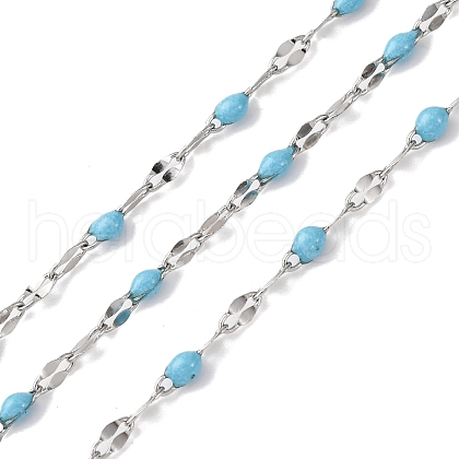 304 Stainless Steel Link Chains CHS-F002-A10-P-1