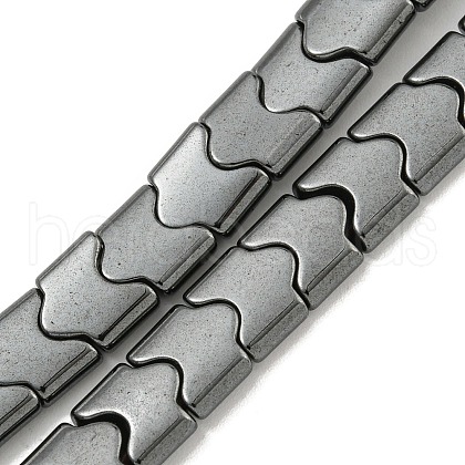 Electroplated Synthetic Non-magnetic Hematite Beads Strands G-C136-J01-01-1