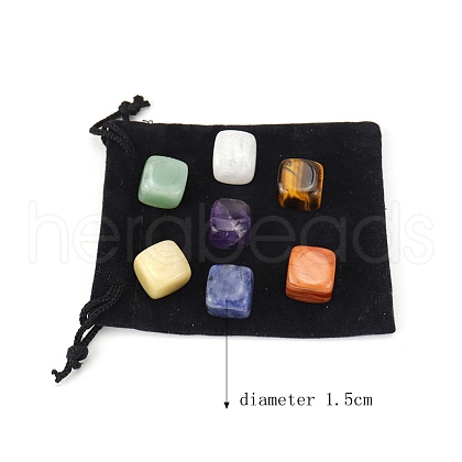 7Pcs Mixed Gemstone Display Decorations PW-WG33192-02-1