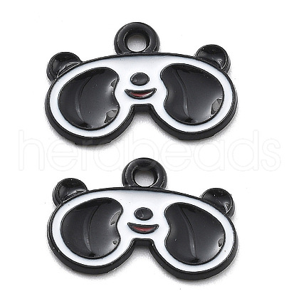 Panda Theme Alloy Enamel Pendants ENAM-F150-04-1