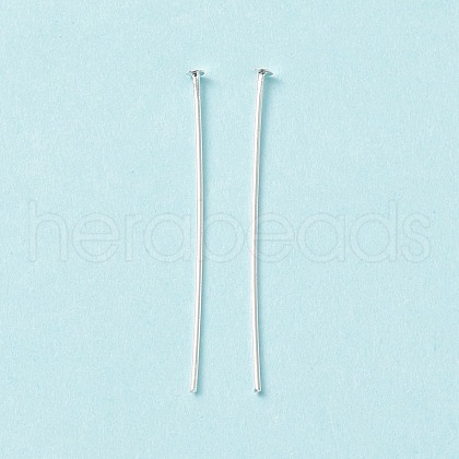 Brass Flat Head Pins KK-WH0058-03C-S-1
