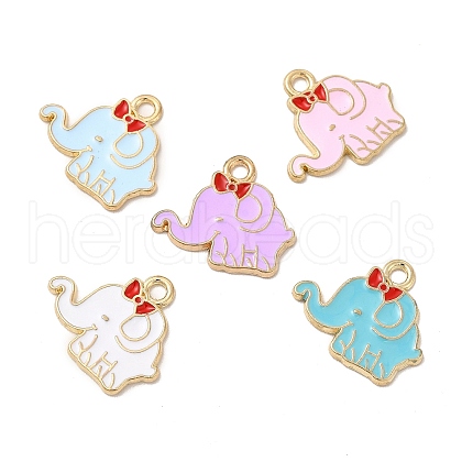 Alloy Enamel Pendants ENAM-M053-03G-1