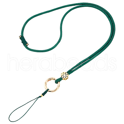 Polyester & Golden Alloy Mobile Straps FIND-WH20004-52D-1