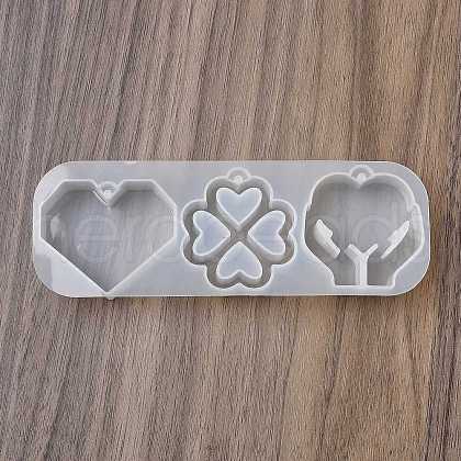 Heart DIY Silicone Keychain Accessory Molds SIMO-R010-01B-1