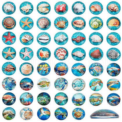 ARRICRAFT Glass Cabochons GGLA-AR0001-08-1