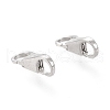 Anti-Tarnish Rhodium Plated 925 Sterling Silver Lobster Claw Clasps STER-K172-01P-3
