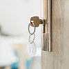 Globleland 30 Sets 30 Styles Stainless Steel Keychains KEYC-GL0001-15-5