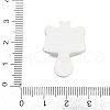Opaque Panda Resin Cabochons CRES-P037-02D-3
