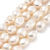 Natural Cultured Freshwater Pearl Beads Strands PEAR-P062-28B-2