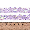 Electroplate Glass Beads EGLA-T025-02D-4