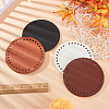   4Pcs 4 Colors Litchi Grain PU Leather Bag Bottoms FIND-PH0007-10-5