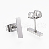Tarnish Resistant 304 Stainless Steel Stud Earrings X-EJEW-H350-24P-2