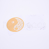 Self Adhesive Brass Stickers DIY-TAC0005-38J-2cm-1