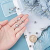 Unicraftale 18Pcs 3 Style 304 Stainless Steel Corrugated Beads STAS-UN0031-11-2