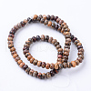 Natural Leopard Skin Jasper Bead Strands X-G-R403-4x6-10-2
