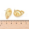 Brass Stud Earrings EJEW-Q017-06G-5