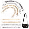   8Pcs 4 Colors Aluminum Curb Chains Bag Handles FIND-PH0001-36-1