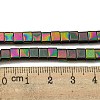 Electroplated Non-magnetic Synthetic Hematite Beads Strands G-C106-B02-05B-4