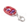 Acrylic & Synthetic Turquoise Pendant Decorations HJEW-JM03048-03-5