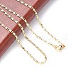 Brass Chain Necklaces MAK-L009-17G-3