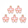 Alloy Enamel Charms ENAM-N054-028C-1