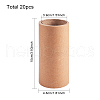Kraft Paper Tube PH-DIY-WH0063-12-2