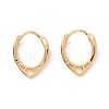 Heart Cubic Zirconia Huggie Hoop Earrings EJEW-I260-11G-NR-1