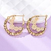 304 Stainless Steel Hoop Earrings EJEW-Z098-29G-2