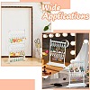 2 Layers Hanger Style Acrylic Earring Storage Display Rack ST-CJ0034-03-7