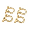 Brass D-Ring Anchor Shackle Clasps KK-WH0020-02-1