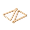 Brass Pendants KK-R223-13G-2