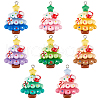 SUNNYCLUE 32Pcs 8 Colors Plastic Pendants FIND-SC0011-28-1