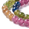 Natural White Jade Imitation Tourmaline Beads Strands G-I334-01B-4