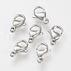 304 Stainless Steel Lobster Claw Clasps X1-STAS-S066-13mm-15-1