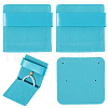 Beebeecraft 3Pcs Rectangle Velvet Envelope Packing Pouches TP-BBC0001-10A-1