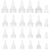 Olycraft 48Pcs 4 Styles Plastic Tip Cap KY-OC0001-39-1