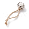 3Pcs 3 Colors Iron Bell Pendant Decoration HJEW-JM02250-5