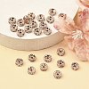 Brass Rhinestone Spacer Beads RB-A014-Z7mm-01RG-NF-2