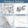 Plastic Water-soluble Embroidery Aid Drawing Sketch DIY-WH0514-033-3