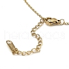 ABS Plastic Pendant Necklaces NJEW-E105-24KCG-3
