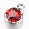 Glass Charms GLAA-G019-P08-2