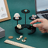 5-Slot Acrylic Jewelry Display Riser Stands ODIS-WH0061-71-3