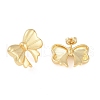 Brass Studs Earring for Women EJEW-S225-21G-2