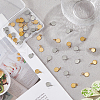 SUPERFINDINGS 48Pcs 2 Colors 304 Stainless Steel Charms STAS-FH0002-29A-4