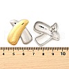 304 Stainless Steel Stud Earrings EJEW-D308-02PG-3
