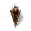 Natural & Synthetic Mixed Gemstone Perfume Bottle Pendants G-H285-01P-2
